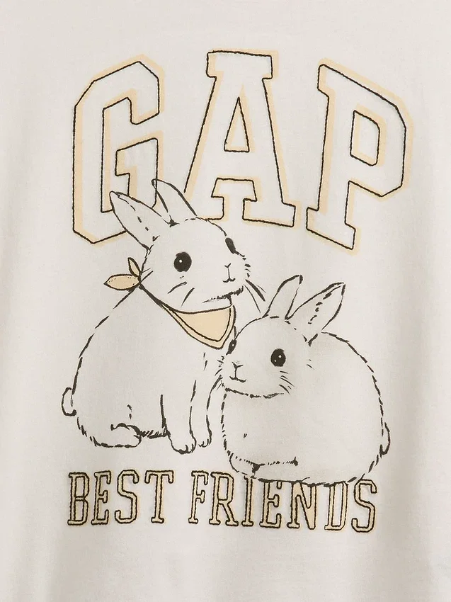 Kids Oversized Graphic Logo T-Shirt