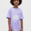 Kids Oversized Tunic Graphic T-Shirt