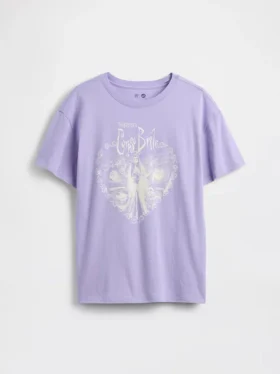 Kids Oversized Tunic Graphic T-Shirt