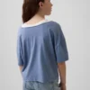 Kids Oversized Wide-Neck T-Shirt