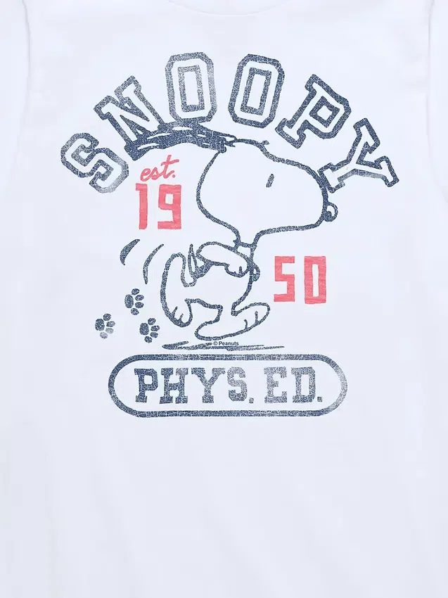 Kids Peanuts Snoopy Phys Ed Short Sleeve T-Shirt