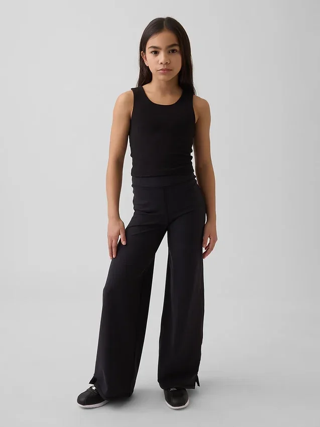 Kids Performance Wide-Leg Leggings