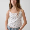 Kids Pointelle Rib Cami