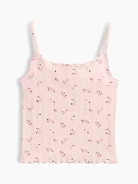 Kids Pointelle Rib Cami