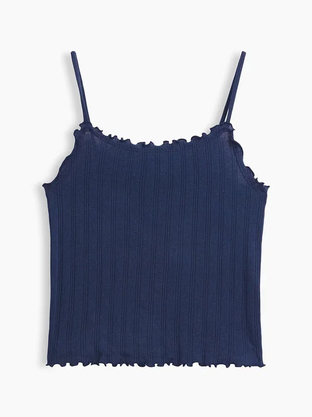 Kids Pointelle Rib Cami