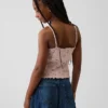 Kids Pointelle Rib Cami