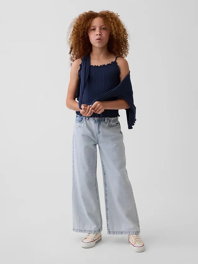 Kids Pointelle Rib Cami