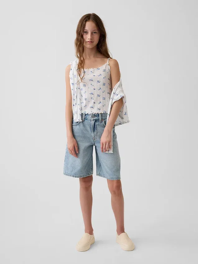 Kids Pointelle Rib Cami