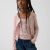 Kids Pointelle Rib Cardigan