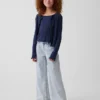 Kids Pointelle Rib Cardigan