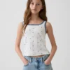 Kids Pointelle Tank Top