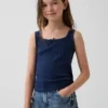 Kids Pointelle Tank Top