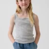 Kids Pointelle Tank Top