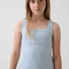 Kids Pointelle Tank Top