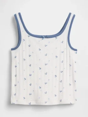 Kids Pointelle Tank Top