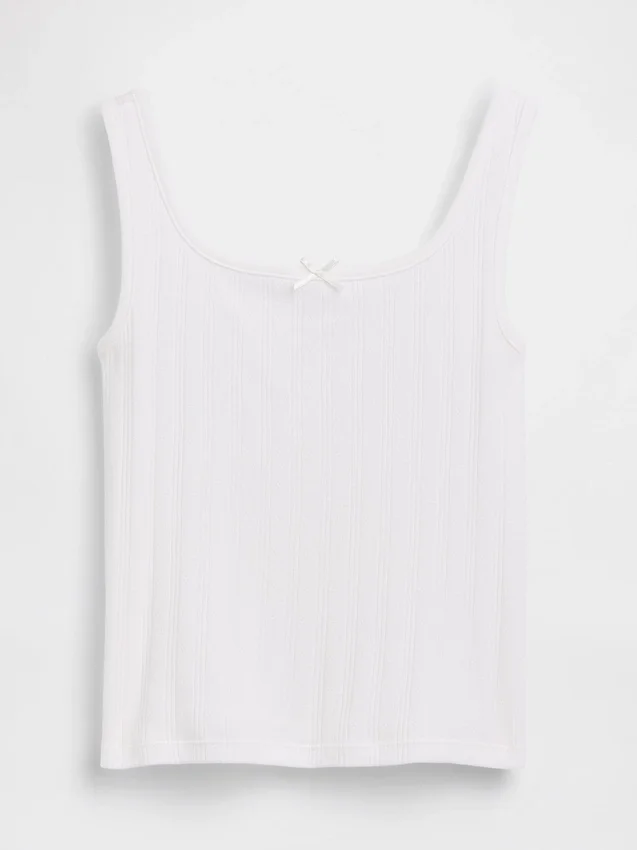 Kids Pointelle Tank Top