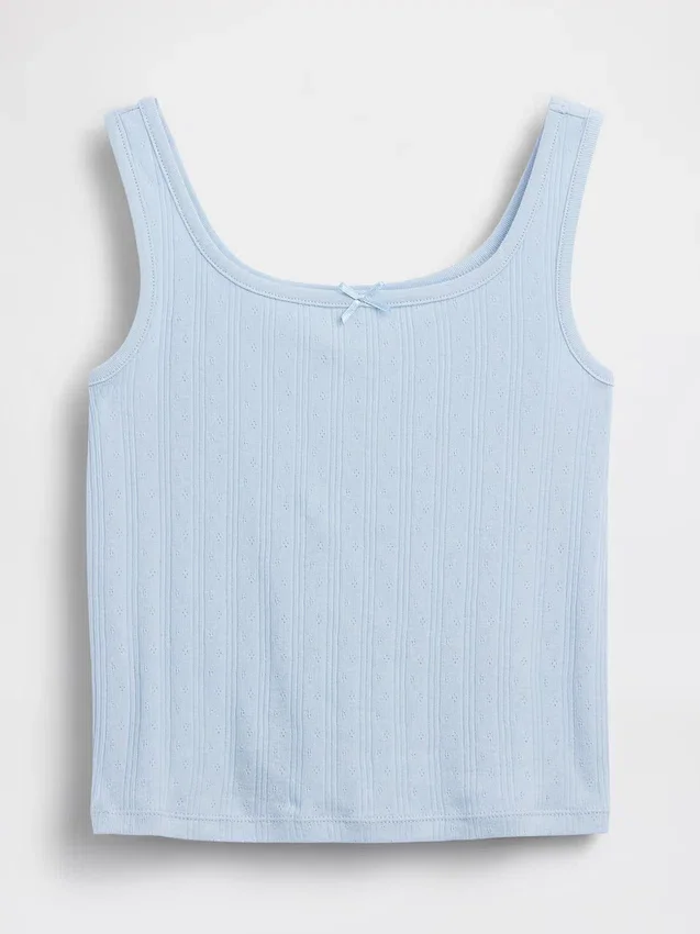 Kids Pointelle Tank Top