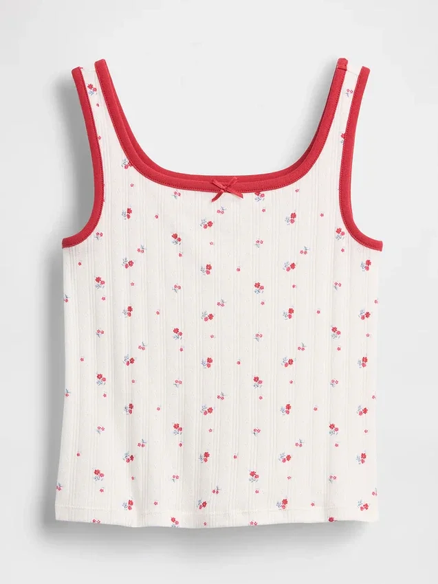 Kids Pointelle Tank Top