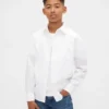 Kids Poplin Uniform Relaxed Shirt