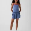Kids Quick-Dry Butterfly-Hem Run Shorts