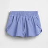 Kids Quick-Dry Butterfly-Hem Run Shorts