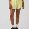 Kids Quick-Dry Butterfly-Hem Run Shorts