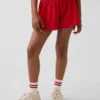 Kids Quick-Dry Butterfly-Hem Run Shorts