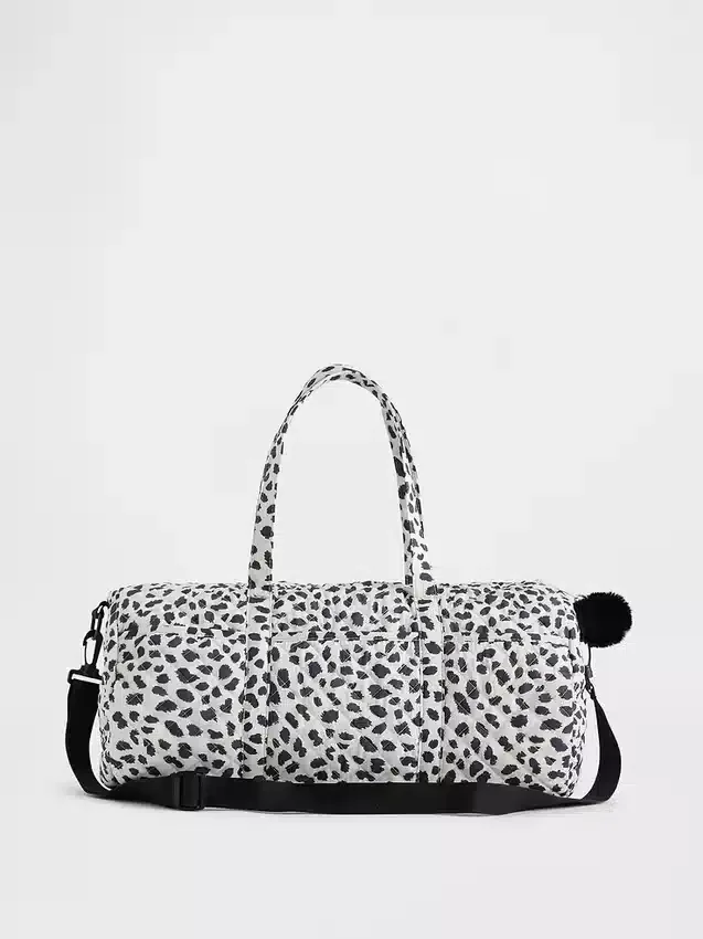 Kids Quilted Printed Weekender Bag