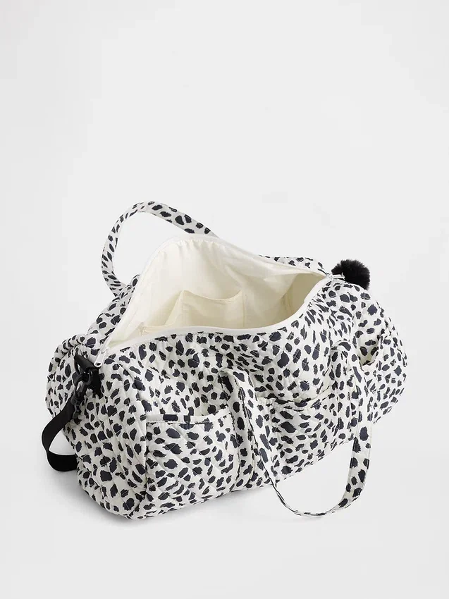 Kids Quilted Printed Weekender Bag