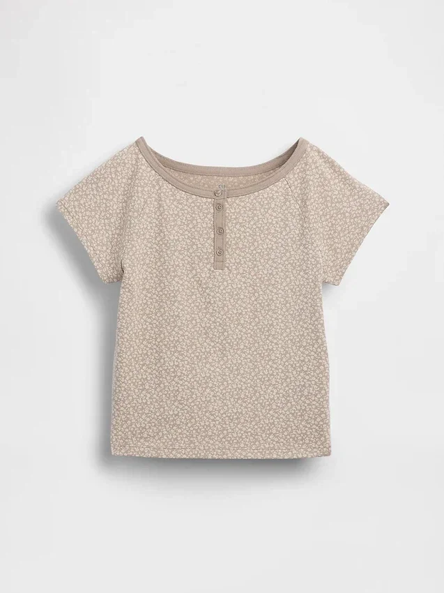 Kids Raglan Henley T-Shirt