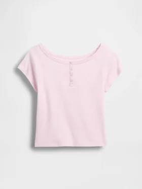 Kids Raglan Henley T-Shirt