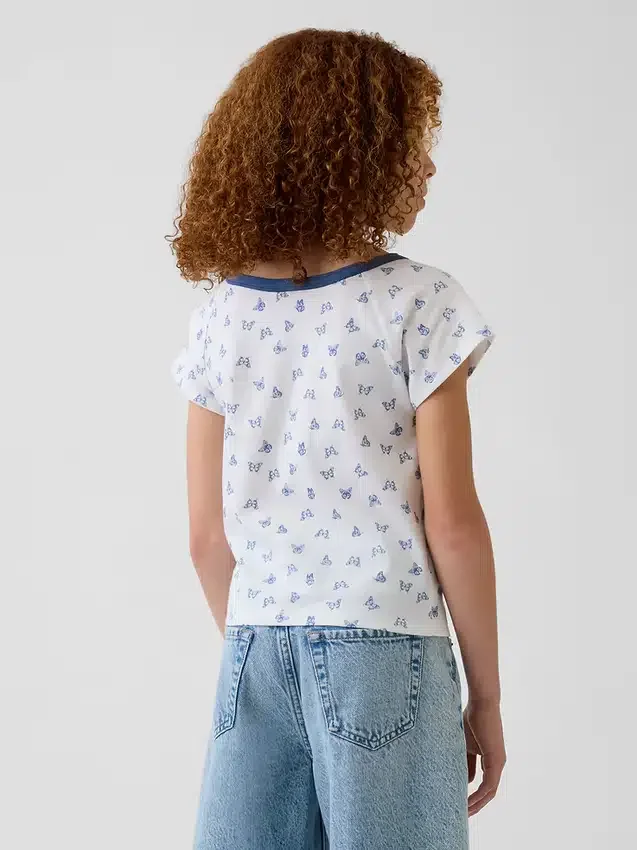 Kids Raglan Henley T-Shirt