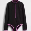Kids Rash Guard One-Piece Swimsuit