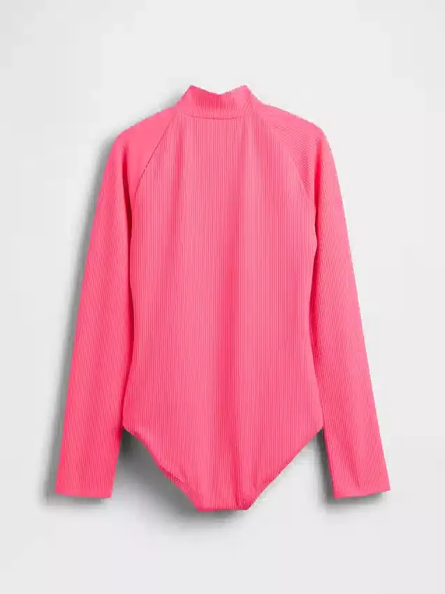 Kids Rash Guard One-Piece Swimsuit