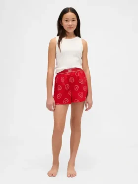 Kids Recycled Flannel Pj Boxer Shorts