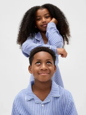 Kids Recycled Flannel Pj Set
