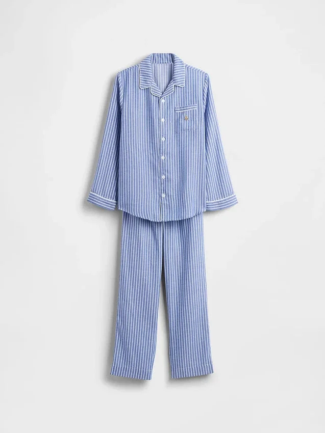 Kids Recycled Flannel Pj Set