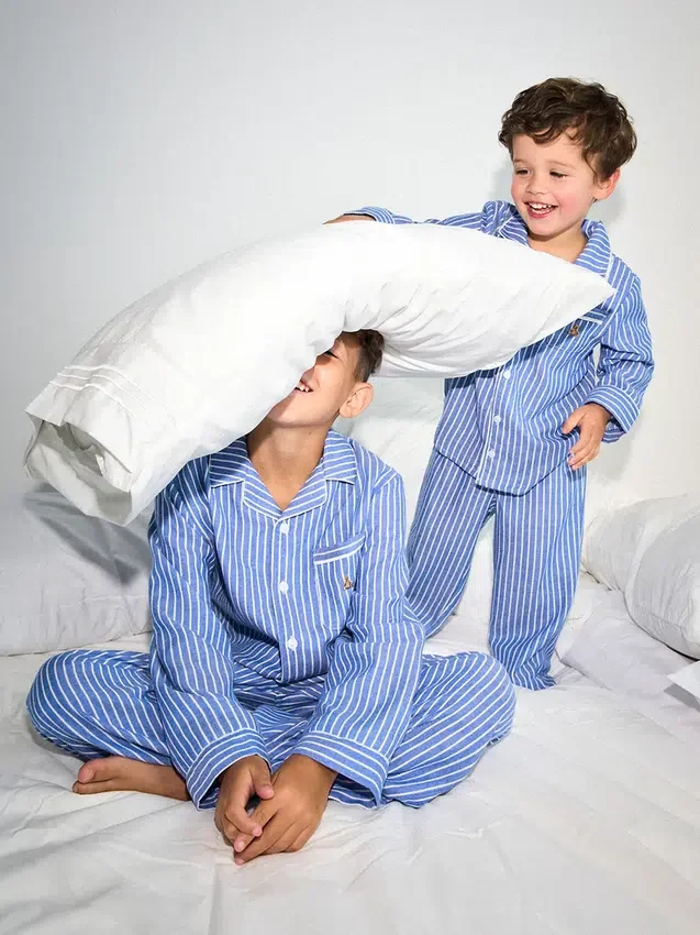 Kids Recycled Flannel Pj Set