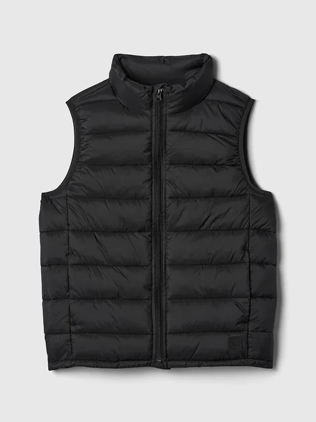 Kids Recycled Lightweight Puffer Vest