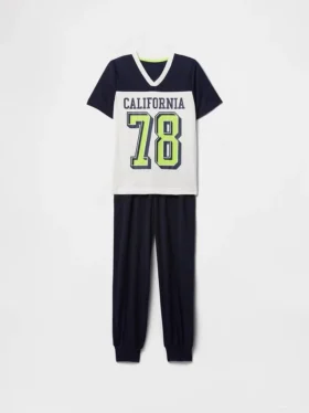 Kids Recycled Pj Jogger Set