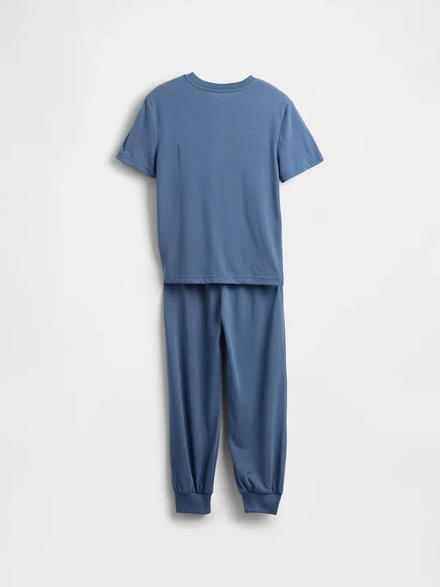 Kids Recycled Pj Jogger Set