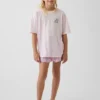 Kids Recycled Pj Short Set