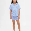 Kids Recycled Pj Short Set