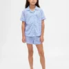Kids Recycled Pj Short Set