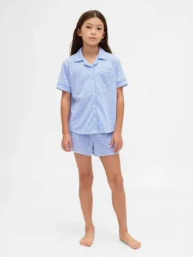 Kids Recycled Pj Short Set
