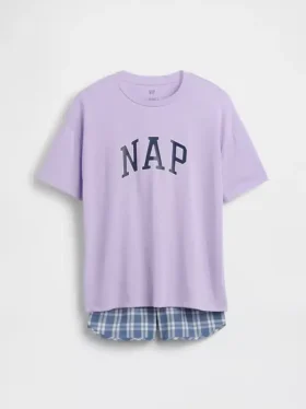 Kids Recycled Pj Short Set