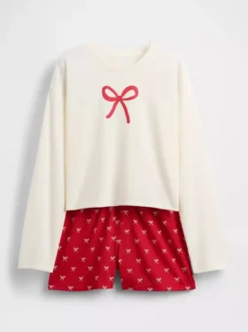 Kids Recycled Pj Short Set