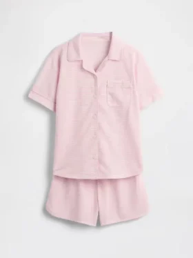 Kids Recycled Pj Short Set