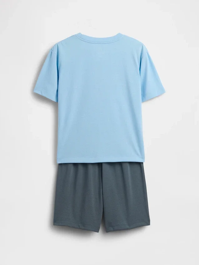 Kids Recycled Pj Short Set