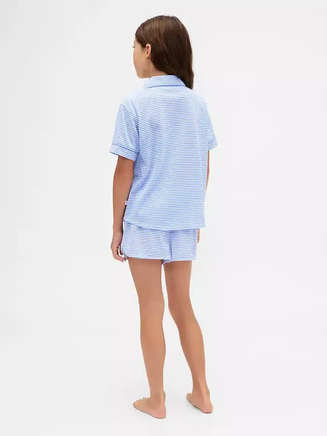 Kids Recycled Pj Short Set